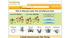 Desktop Screenshot of hirethings.co.nz